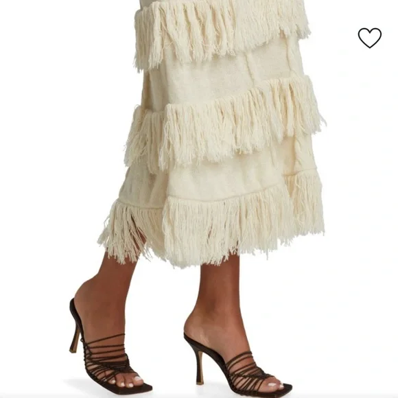 Johanna Ortiz No Doubts Royal Alpaca Midi Skirt - Picture 4 of 8